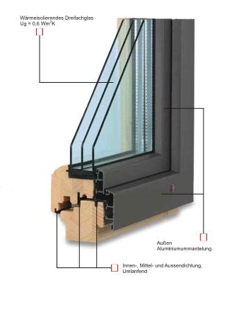 Holz-Alu Fenster 2